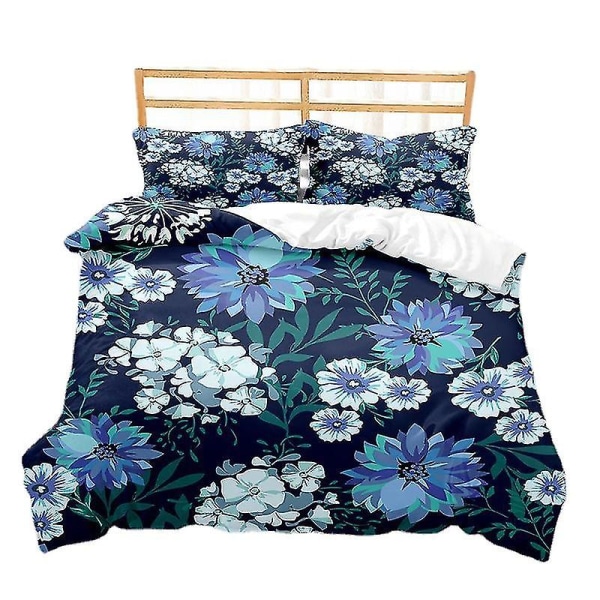Sängkläder cover blommönster, två delar, tre delar Q