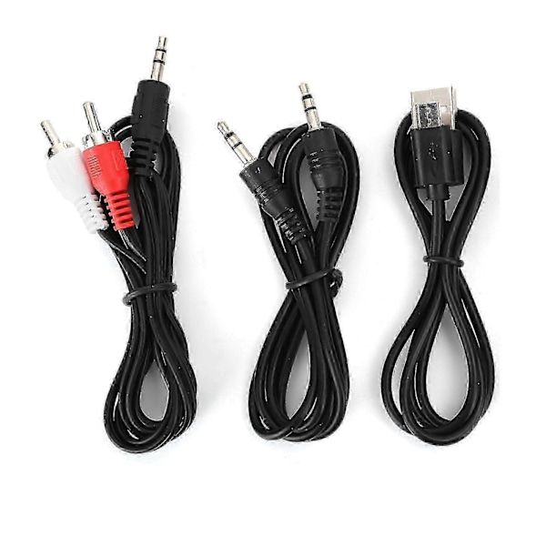 Bluetooth RCA-modtager 3,5 mm Jack Aux Trådløs Adapter Audio Receiver Værktøj Til Tv Bil-lian