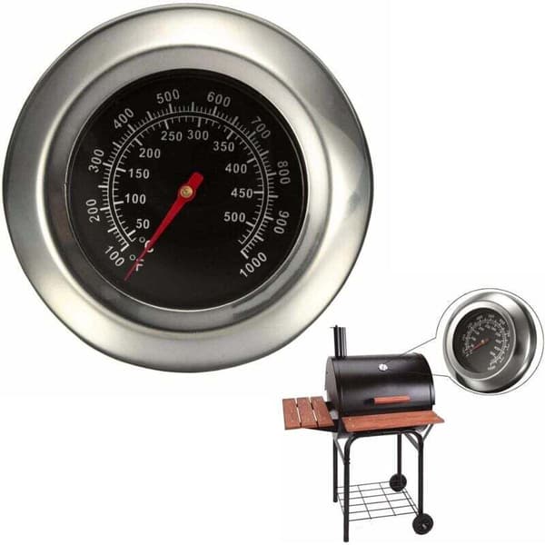 GrooFoo Ovntermometer i Rustfrit Stål BBQ Termometer