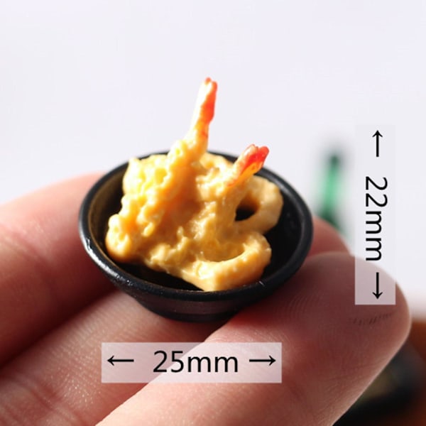 1/12 Nukkekodin japanilainen sushi-kala-palloleikkiruokalelut lapsille