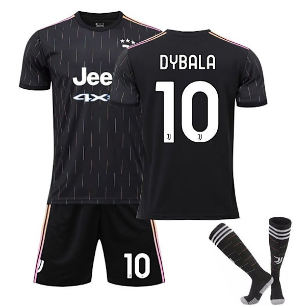 21-22 Ny Juventus hemmatröja dräkt nr 7 Vlahovic tröja nr 10 Dybala tröja NO.10 DYBALA 26