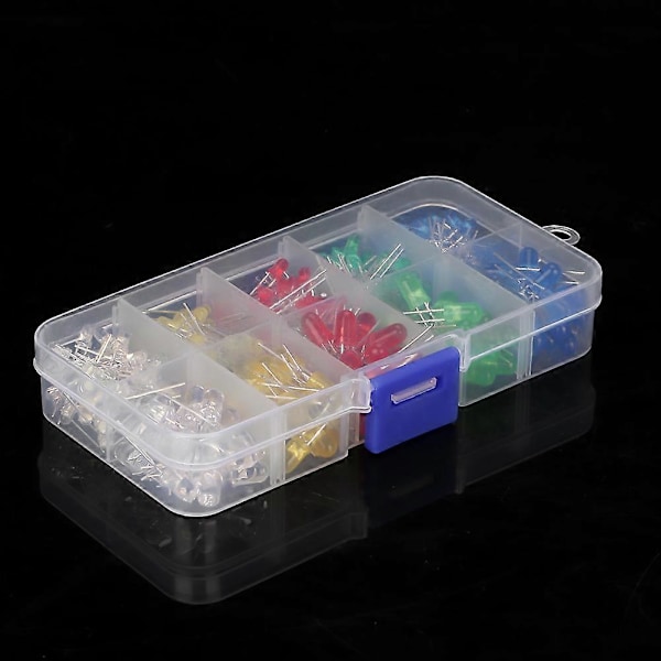 350 stk. 3 mm & 5 mm Assorteret Farve LED Lysdiode Sortimentssæt