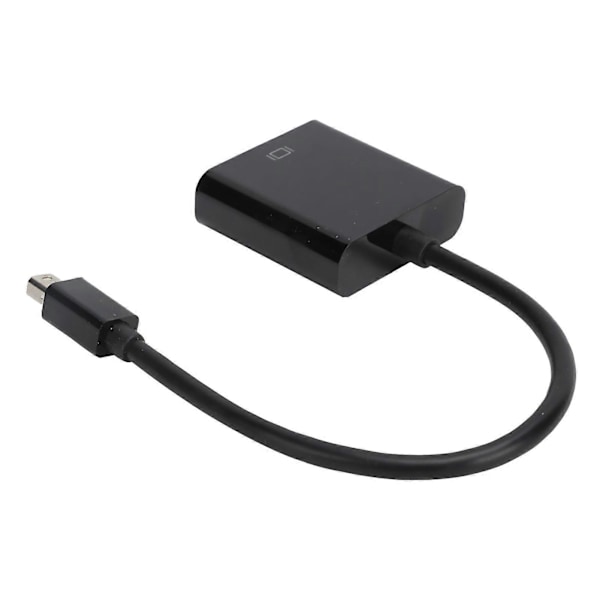 Mini DP Hann til VGA Hunn Adapter Konverter Kabel ABS for ThinkPad PC Datamaskin Svart