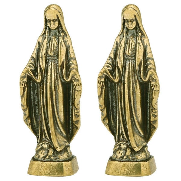 Vår Fru Dekoration Religiös Jul Krubba Ornament Vår Fru Staty Jesus Staty Religiös St