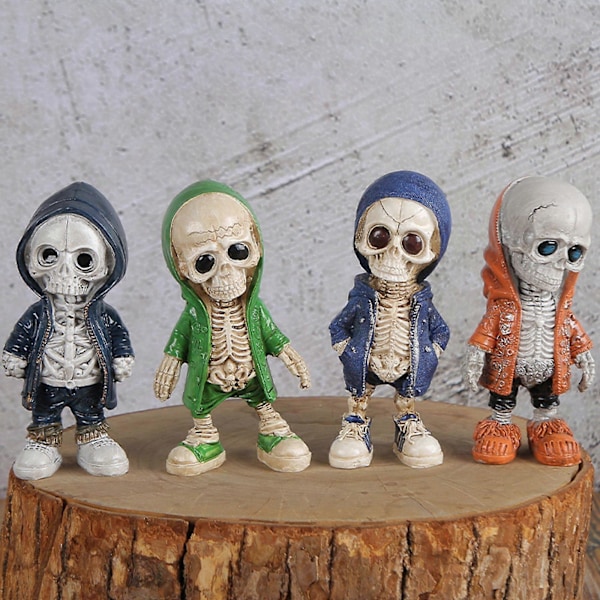 Hjem Dekoration Seje Skelet Figurer Kranie Figurer, Ornamenter Seje Skelet Figurer Julepynt, Hot