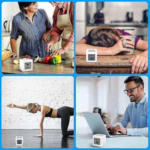 Timer Timeglas Digital Terning Timer Køkkenur Natlys Nedtælling Stopur Tid