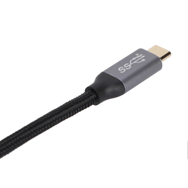 USB C-kabel 10 Gbps Snabb Hastighet 100W Ström Snabbladdning 4K 60Hz Smart Chip Stabil Överföring Typ C Hankabel för PC