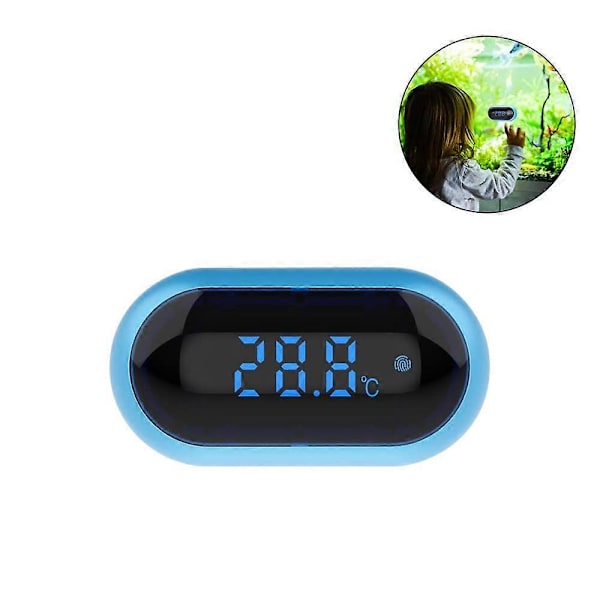 Akvarietermometer, Digitalt akvarietermometer, LED-display termometer til akvarium, terrarium og vivarium
