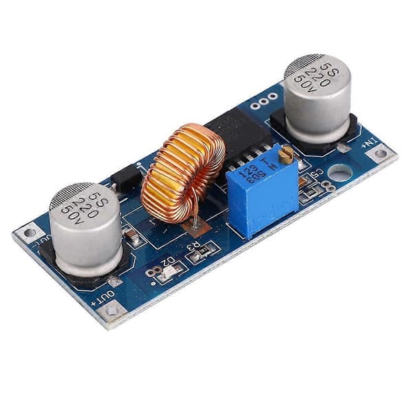 4 kpl Step Down -jännitteensäädinmoduuli DC DC Säädettävä muunnin 5A 4~38V