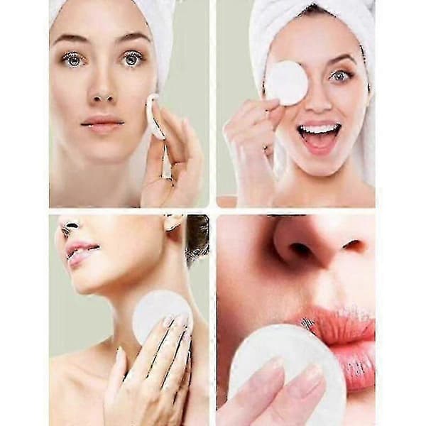Miljøvenlige genanvendelige og vaskbare makeupfjerner pudepads af bambusfiber (bambusbomuld)