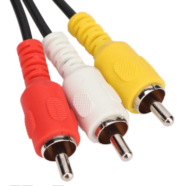 Mini DIN 10 -nastainen - 3 RCA -kaapeli uros-uros Kirkas signaali Videoadapterijohto TV-monitorille Projektorille 1,8 m