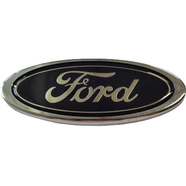 Ford emblem 150 mm x 60 mm blå/sølv front/bak logo Mondeo Transit Focus