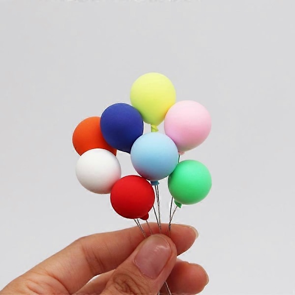 8 STK / Sett 1:12 Mini Hus Leke Simulering Ballong for Hagescene Dekorering 8 STK / Sett Ballong