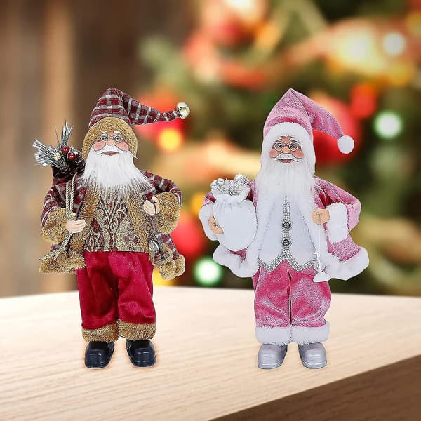 Julemandsfigurer Julepynt Håndlavet Stofdukkemodel