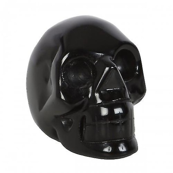 Something Different Obsidian Skull Dekor