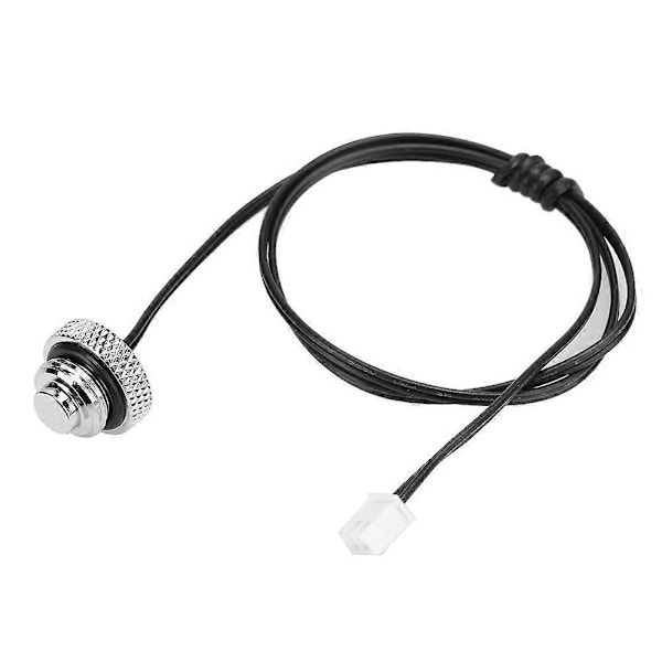 Temperaturmätningsplugg Temperatursensor Vattentät Stoppkontakt XH2.54 Terminalgränssnitt Silver