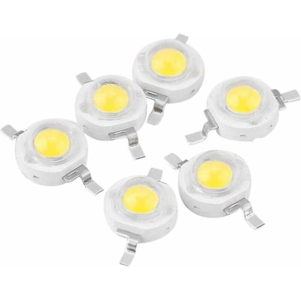 Fullspektret LED-vekstlys. 1W LED-diode (rent hvit 6000K)