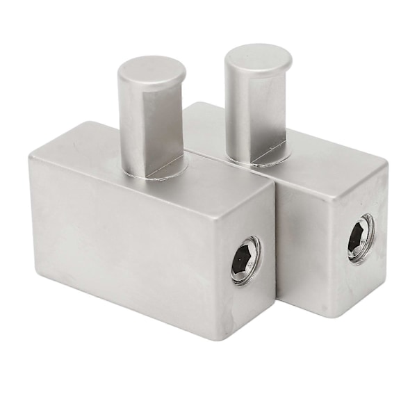 2 stk. Dobbelt 1/0 Gauge til 1/0 Gauge Forstærker Input Reducer Nikkelbelagt Aluminium Legering Høj Effekt til Bil Audio