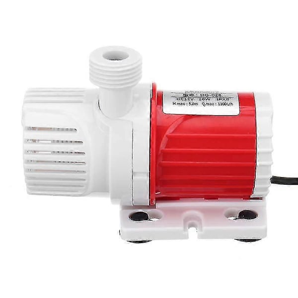 20w 12v Dc 1100l/t Undervandspumpe Marine Kontrollerbar Justerbar Hastighed Vandpumpe Akvarium-jie