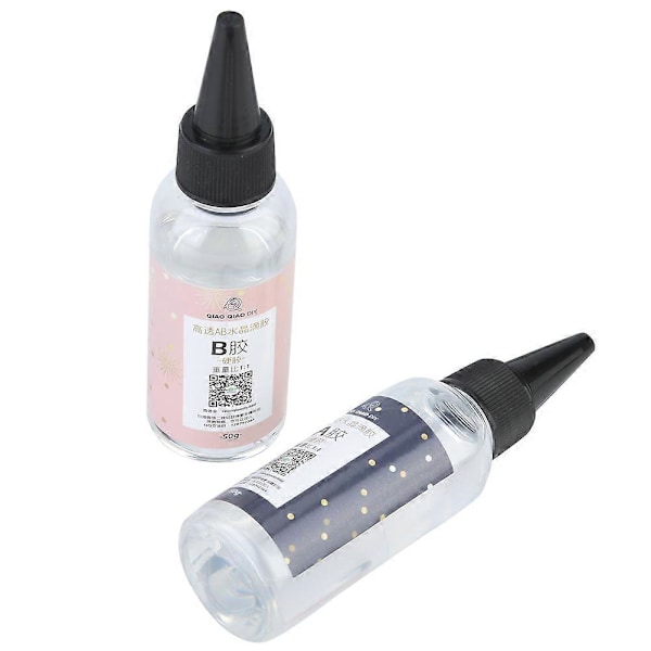 Høj Transparent Krystal Lim AB Dråbelim Håndværk Epoxy Resin (100g/3.5oz 1:1)