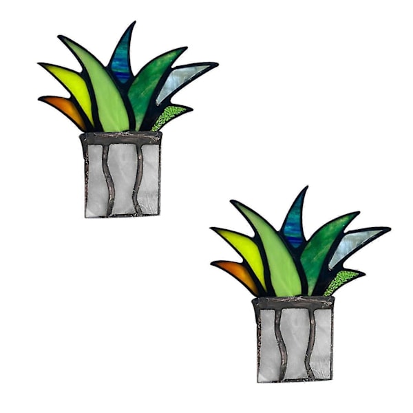Mini Farverig Aloe Vera Potteplante Dekoration