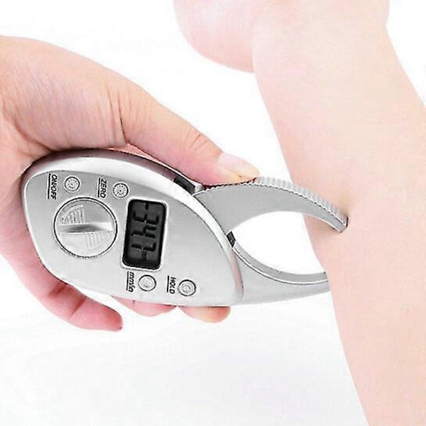 Digital Kroppsfett Kaliper Hudfold Tykkelsesmåling Hudtester rosa