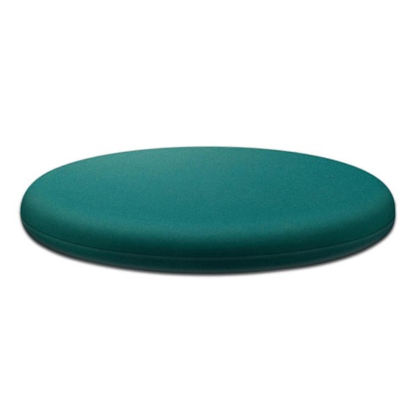 Rund Memory Foam Pude Komfortabel Åndbar Polstret Skammelbetræk Vaskbar Måtte Til Hjem Soveværelse Mørkegrøn35cm