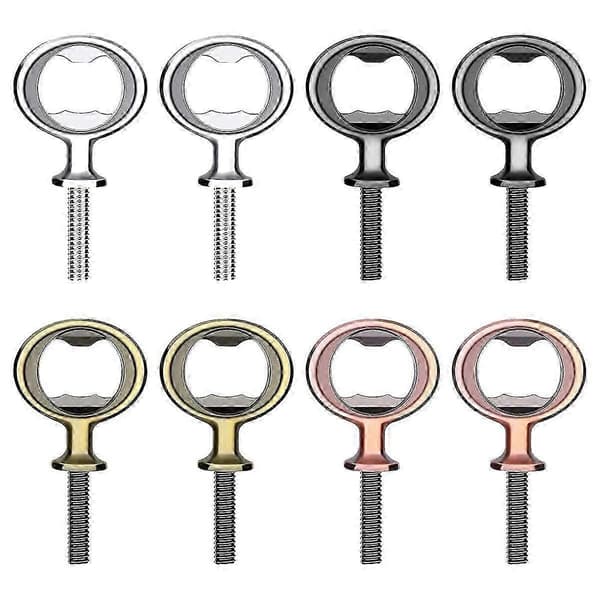 8 Pak Metal Flaskeåbner Sæt Rustfrit Stål Flaskeåbner Indsæt DIY Flaskeåbner Hardware Fla