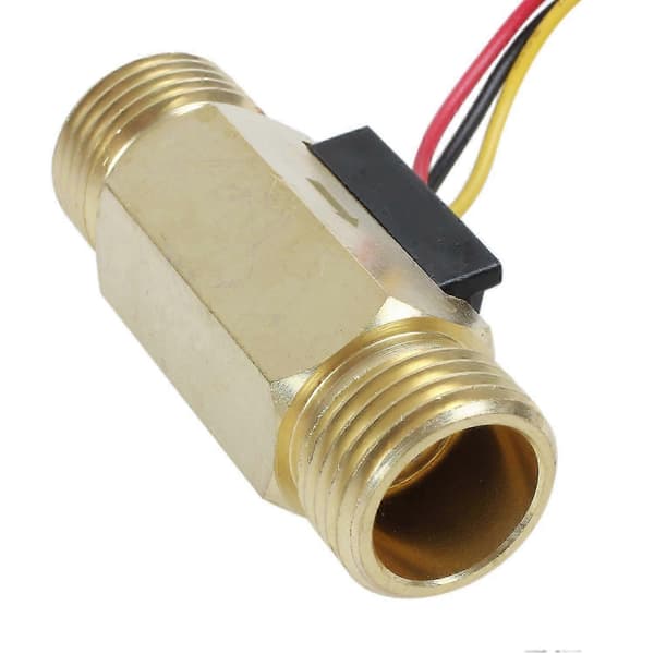 1/2PT Vandstrømssensor Kontaktstyring Måler Flowmåler 1.5-30L/min