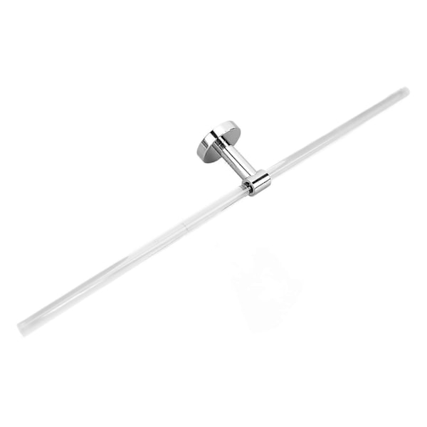 Akryl Badeværelse Håndklædeholder Multipurpose Minimalistisk Let Luksus Vægmonteret Badehåndklædeholder til Hjem Hotel 50cm/19.7in