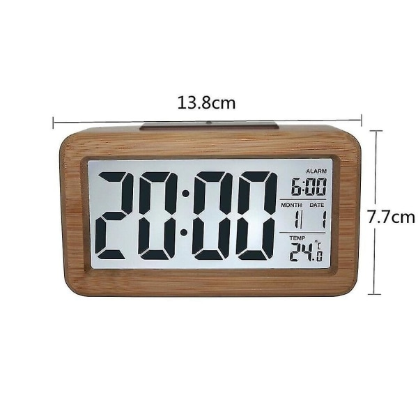 Digital Väckarklocka Bord Vattentät Väckarklocka Med Termometer