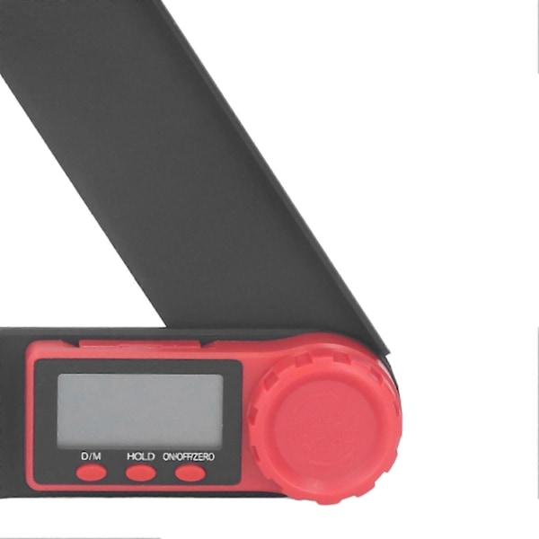 2 i 1 Mini Digital Vinkelmätare Linjal Gradtalsskiva Blå Bubblor LCD Digital Display Vernier Skjutmått för Träbearbetning