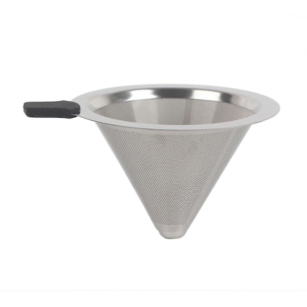 Manuel Håndbrygger Kaffemaskine Glaskande med Rustfrit Stålfilter