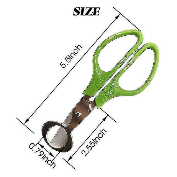 10 stk. Vaktel Egg Saks Vaktel Egg Skall Kuttere Separator Liten Vaktel Egg Knekker Vaktel Saks Åpner Sigarkutter-jie