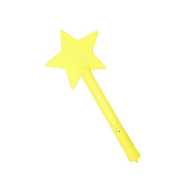 Lysande Stav Leksak LED Glow Sticks För Födelsedag Lysande Fest 35 cm Lång (Färg: Gul)