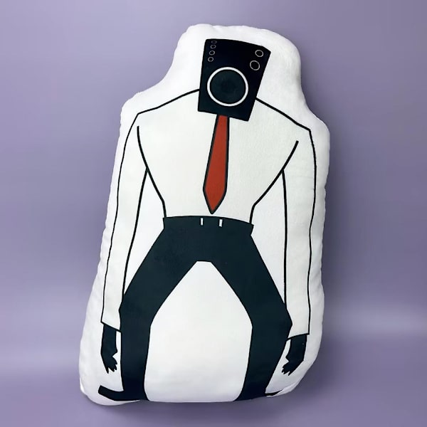 Skibidi Toalettkudde Docka Tecknad Anime Hot Game Kringutrustning Fyllda leksaker Kudde Kudde Pojkar Flickor Födelsedagsfest Present Skibidi toilet-D