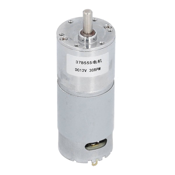 Växelmotor Elektrisk Reduktionsväxellåda Industriella Kontrolltillbehör 30RPM DC12V 37B555