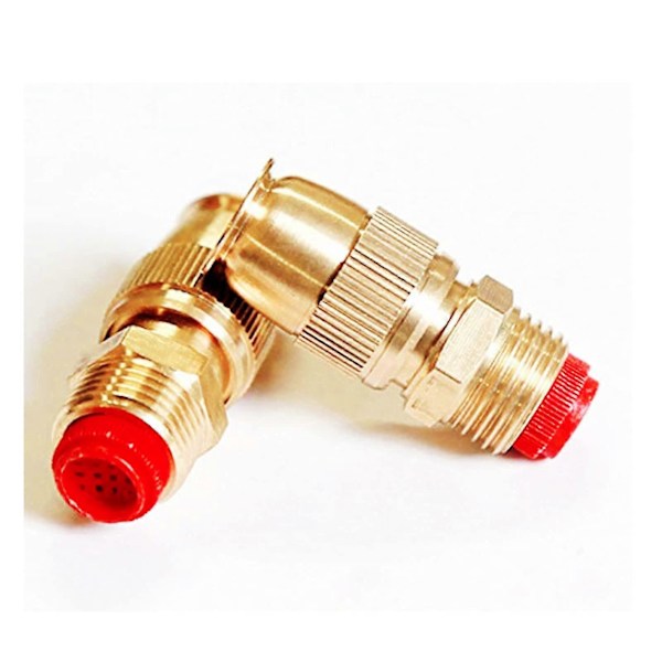 2 stk. Messingspraydyse Havevander 1/2\"(dn15) Spray Atomizerdyse Vandslange Fitting Fitt