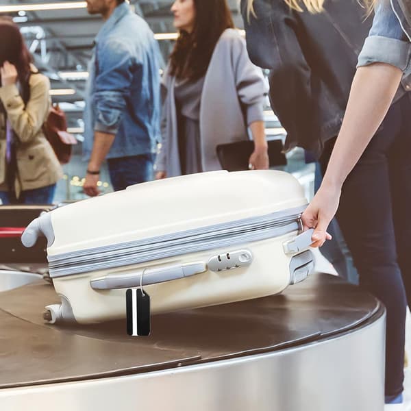 Stk. Bagagemærker i aluminiumslegering til indchecket bagage og håndtasker