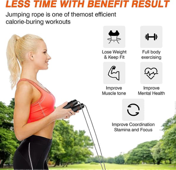 Dww-Hopprep, Hopprep Herr Dam Speed Jump Rope Justerbart för Vuxna Barn