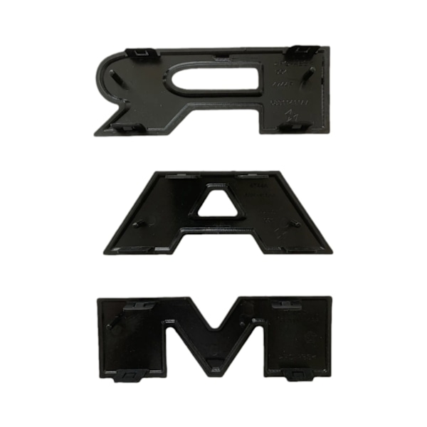 Ny RAM grill-logotyp för Dodge RAM 1500 grill-logotyp Ram pickup-dekal ABS-modifiering