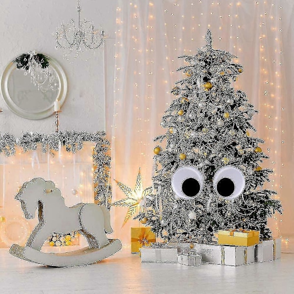 2-pack Stora Jumbo Självhäftande Ögon För Julfest Handgjorda Diy Hantverk (76mm/3\")-jie-jie