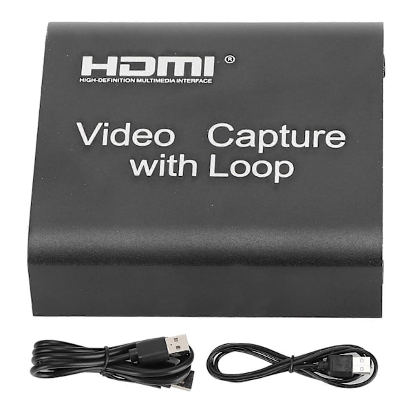 Video Capture -kortti HD Multimedia Interface Loop Out USB Live -pelikortilla PS4 Switch -kannettavalle