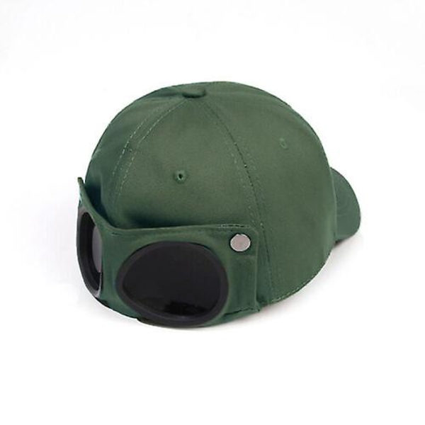 Cykelhatt Glasögon Cap green