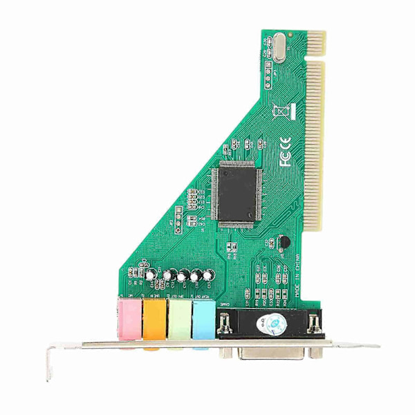 PCI Äänikortti 4.1 Kanavaa Tietokoneen Pöytäkoneeseen Sisäinen Ääni Karte Stereo Surround CMI8738