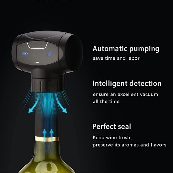 Vinkorke vakuum vinflasker automatisk vinkorke vakuumpumpe vinflaskeforseglere holder vinen frisk