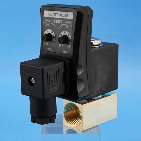 1/2 Tomme Dn15 Elektrisk Timer Auto Vannventil Solenoid Elektronisk Dreneringsventil For Luftkompressor Co