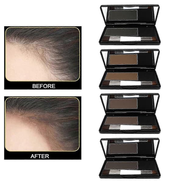 Hårfyldningspulver Rødder Dækker Concealer Til Tyndende Hår Sort Tw Black