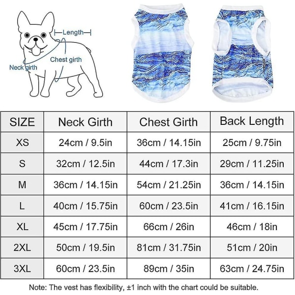 Hund kylväst Sele, andas Cool Pet Cooler Väst, Pet Jacka Mesh Andas kyljacka för små medelstora hundar Utomhus promenader Vandring Blue S