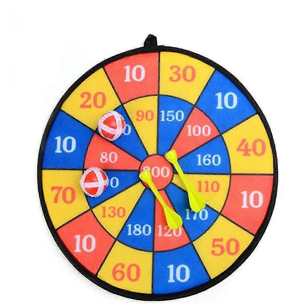 Roliga Dartspel Tygplatta Set Sport Dubbel Måltavla Dart Darttavla Brädor Leksaker För Barn Vuxna Grottspel Mjukt Papper
